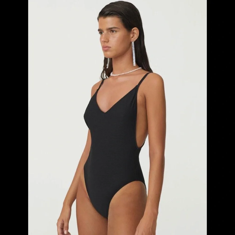 Nasty Gal Cut Out Back Sexy Swimsuit - Picture 2 of 6